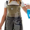 Schorten Mode Transparant Werk Waterdicht met Pocket Trendy Kapper Haar Nagel Stylist Accessorie Vrouwen Mannen Uniform Keuken 230207