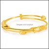 Bangle gouden armband voor vrouwen luxe sieraden vintage lotus armbanden drop levering armbanden dhcwk