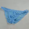 Underpants 2023 Men's Low Waist Panties Ice Silk Cozy Underwear Translucent Bikini Skinny Breathable Briefs Male Underpanties 5 Color