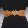 Ceintures ceinture corset élastique marque de luxe plus ceintures de taille pour les femmes 5cm largeur stretch cummerbunds amour cinturon mujer robe ceinture G230207