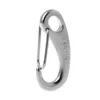 Climbing Boat Marine Stainless Steel Egg Shape Spring Snap Hook Clip Quick Link Carabiner Cords Slings And Webbing1