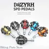 Bike Pedals SPD Bike Pedals Ultralight Aluminum Sealed Bearings Road Bmx Mtb Pedals Non-Slip Waterproof Bicycle Accessories 0208