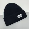 Berets três dobras masculino e feminino casais multi-cor chapéu de malha engrossado gorro quente inverno 6688741