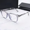 Okulary przeciwsłoneczne mężczyźni Kobiety mody projektant ramy zwykłe okulary optyczne okulary krótkowzroczne okulos przezroczyste szkło