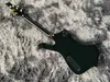 Guitare électrique OEM Couleur noire Matériel doré Corps et manche en acajou