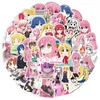 50pcs anime bocchi the Rock Sticker gotoh hitori grafiti çocuk oyuncak kaykay araba motosiklet bisiklet çıkartma çıkartmaları toptan