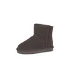 Crianças sapatos de couro genuíno botas de tornozelo para crianças designer botas de neve unisex botas de meninos botas com caixa botas de inverno