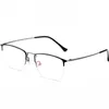 Lunettes de soleil titane demi-monture lunettes de lecture hommes mode ultra-léger loupe femmes flexible UV400 protection lunettes 125 175 lunettes de soleil