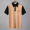 Erkek Polos Erkekler Tees Polo Gömlek Adam Üstler Marka Giyim Pamuk Kısa Kollu İş İş Rahat Stripe Tee Tasarımcısı Kısa Kollu Çamaş