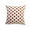 베개 얼룩말 패턴 베개 비극 동물 초록 원사 염색 된 Jacquard Sofa Polka Dot Car