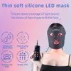 F￶r mesotheapy pistol 4 f￤rger led ansiktsmask r￶d ljus terapi ansiktshalsfoto hud f￶ryngring ansiktsmask anti akne ljus