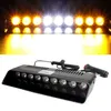 12V 9 LED Parabrezza per auto Ventosa Installazione Spia stroboscopica Car styling Lampeggiante Lampada di segnalazione di emergenza Luci flash della polizia S1