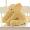 Pluszowe lalki 40 cm 60 cm 80 cm kawaii Plush Elephant Doll Toy dzieci bawią się poduszką uroczą nadziewane słonia dziecko towarzyszące lalki świąteczne prezent 230208