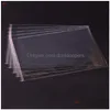 Sacs d'emballage Emballage de sac cadeau 200pcs clair refermable Bopp / Poly / Cellophane 18x27cm Transparent Opp Stockage en plastique auto-adhésif DH9Ua