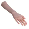 Long Simulated Slimming Female Child Hand Mannequin Lengthened Manicure Artificial Silicone Props Shooting Display Long Arm Model Hand Joint Can Be Bent E138