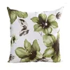 Kussen Chinese stijl Mooie Big Bloem Patroon Sofa Cover 45x45cm Geen binnenste vierkante blauwe groene grijze covers x109