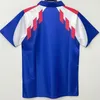 1990 Frances Soccer Jerseys Home Blue Retro koszulki Maglia Zidane Henry Deschamps koszulka Maglie Tajland