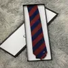 Nieuwe mannen binden herenontwerper stropdassen Pak Tie luxe zaken heren zijden tie feestje bruiloft stropdas stropdas cravatino cravat ketting met doos