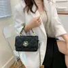 2023 Bags Clearance Outlets rhombus chain hand fragrant fashion versatile shoulder small square live broadcast women's bag