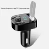 Double chargeur de voiture USB Bluetooth 5.0 FM Transmetteur Handles sans fil récepteur audio modulateur MP3 Mothulator 3.1a Chargeur rapide