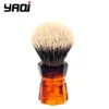 기타 제모 아이템 Yaqi 26mm Moka Express Two Band Badger Hair 남성용 수염 면도 브러쉬 230207