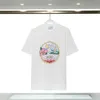 カサブランカメンズTシャツサマーデザイナーコットン特大ティーソフト因果半袖USサイズM-2xl