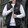 2023 New Men's Vests Winter Sleeveless Jacket Men Designer Down Vest Men's Warm Thick Coats Work Waistcoat Gilet Homme Vests