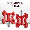 Bike Pedals MZYRH Bicycle Pedals Ultralight Anti-slip CNC BMX MTB Road Bike Pedal Cycling 3 Sealed Bearing Pedals Bicycle Parts MZ-715 0208