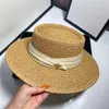 Cappelli a tesa larga da donna estivi con cappello di paglia con protezione solare in stile ape Inghilterra Cappellini UV vintage da esterno