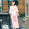 Etnik Giyim Harajuku Japon Geleneksel Tarzı Kimono Kadın Seksi Yukata Baskı Kawaii Sweetwear Yüksek bel gevşek moda gündelik