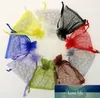 Jewelry Wedding Party Favor de Natal Bolsas de Presente Purple Blue Pink amarelo preto com cordão 7*9cm