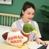 35CM Simulation Vivid Duck Animal Plush Toy Stuffed Pillow Human Made Lifelike Green Wild Duck Gift for Kids Funny Room Decor LA510