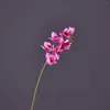 装飾的な花8ヘッドリアルタッチグッド品質の人工ファレーエノプシス蝶蘭27 "