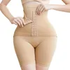 Women's Shapers BuLifter Waist Trainer Body Shaper High Firm Belly Control Short Shapewear Mid Thigh Slimmer Girdle Underwear With Hook