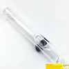 Дымовая труба с густой прозрачной рулевой стеклянной ручкой для стеклянной водопроводной трубы для курящей травы