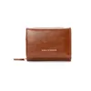 Wallets Vintage Wax Oil Leather Wallet For Women Top Quality Small Holder Female Pink Cute Short Coin Purse Mini Money Bag