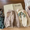 Hoodies Sweatshirts Hirsch Jonmi Winter Kinder Buchstaben bedruckte Sweatshirts koreanischer Stil Baby Jungen lässige Verdickte warme Pullovers 230208