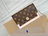 2023 Fashion Designers Zippy WALLET Mens Womens leather Zipper Wallets Tops Quality Flower Letter Coin Purse bag Long Card Holder Clutch With Original Box 67405