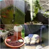 Garden Decoraties Zonne -Power Water Fontein Pomp Outdoorvijver Patio Decor Lawn Decoratie met 3 sprayhoofden