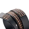 Bälten Kvinnor Män Pin Buckle Pu Leather Punk Style Jeans Bälten Midjeband Rivet midjebälten G230207