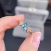 Cluster Rings KJJEAXCMY Fine Jewelry S925 Sterling Silver Inlaid Natural Apatite Girl Luxury Gemstone Ring Support Test Chinese Style