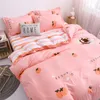 Bedding Sets Floral Print Pattern Set Nordic Double Twin Bedspread Duvet Cover Home Decor Bed Linen Bedclothes Adult