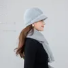 帽子のスカーフグローブセット冬の女性帽子スカーフスリーピース