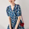 Party Dresses Women Summer Floral Shirt Dress Short Sleeve Mini Plus Size Vintage Beach Urbano Clothes Ete 2023 Vestidos De Mujer Casual