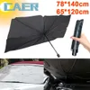 Parasol plegable para coche, parasol para parabrisas, cubierta tipo parasol, protección UV, aislamiento térmico, parasol para ventana frontal Interior de coche