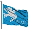 Bandera de la paloma de la paz, pancarta para exteriores, tela de poliéster impresa, 90x150CM