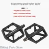 Fietspedalen MTB Bike Parts Mountain Bicycle Pedal BMX Big Foot Nylon Fiber 16 Pen Anti-slip Ultralichte pedalen Cycling 9/16flat Pedaal 0208