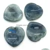 Charms Worry Stone Thumb Palm Energy Therapy Natural Flash Mas Spiritual Meditation Mineral Gems Drop Delivery 202 Ac