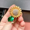 Dekorationen, Sonnenblumen-Dekoration, Lufterfrischer im Auto-Auslass, Parfüm-Clip, Düfte, Diffusor, Bling, Autozubehör, Innenausstattung, Geschenke 0209