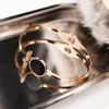 Bangle YUN RUO Woman Personality Black Round Bangles Rose Gold Color 316 L Stainless Steel Valentine's Girlfriend Gift Never Fade 2023